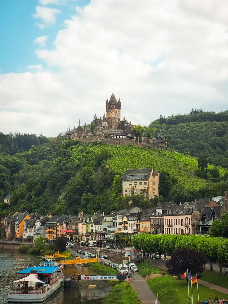 Cochem och Reichsburg vid Mosel